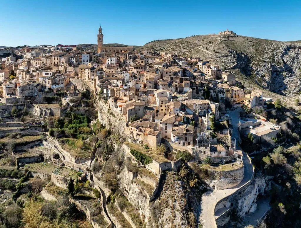 Historic hilltop village of Bocairent near Valencia